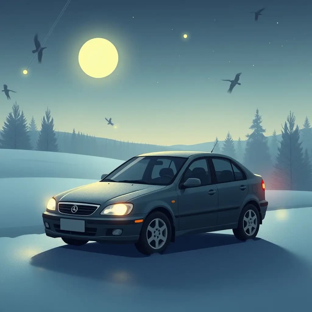 Dream illustration: Car won't start morning