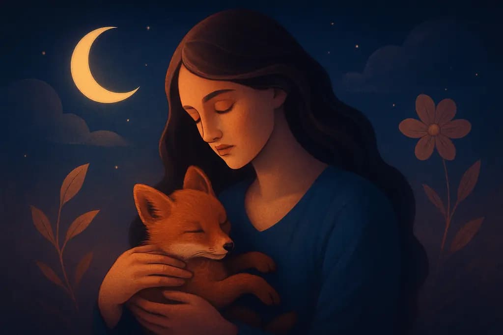 Dream illustration: Caring for a baby animal