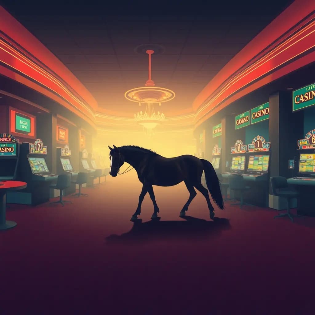 Dream illustration: a Casino and a Horse