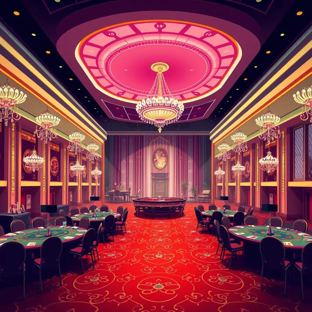 Dream illustration: a Casino Ballroom