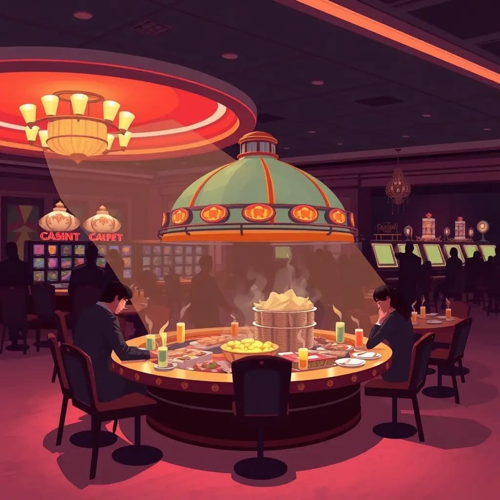 Dream illustration: a Casino Buffet
