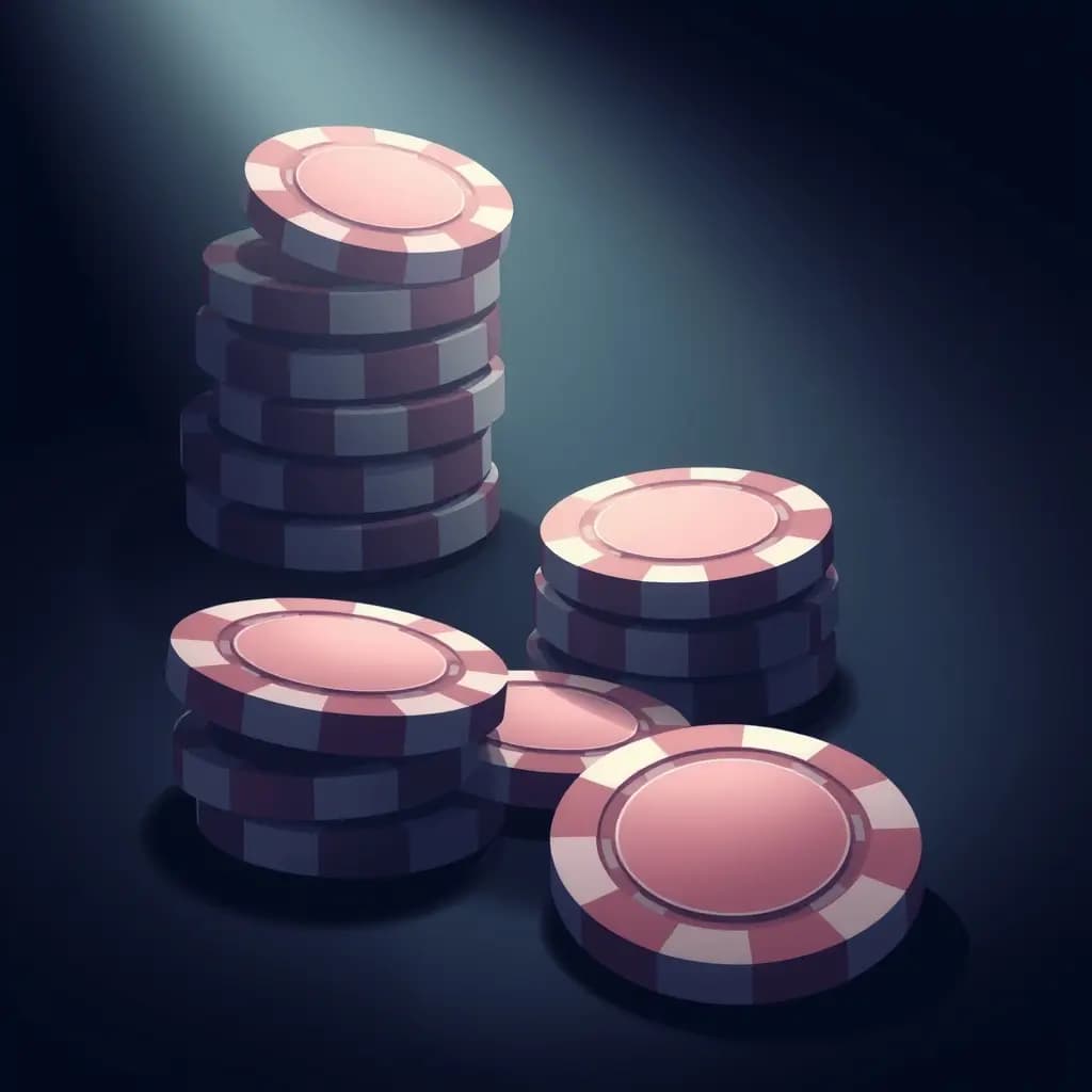 Dream illustration: Casino Chips That Feel Too Heavy