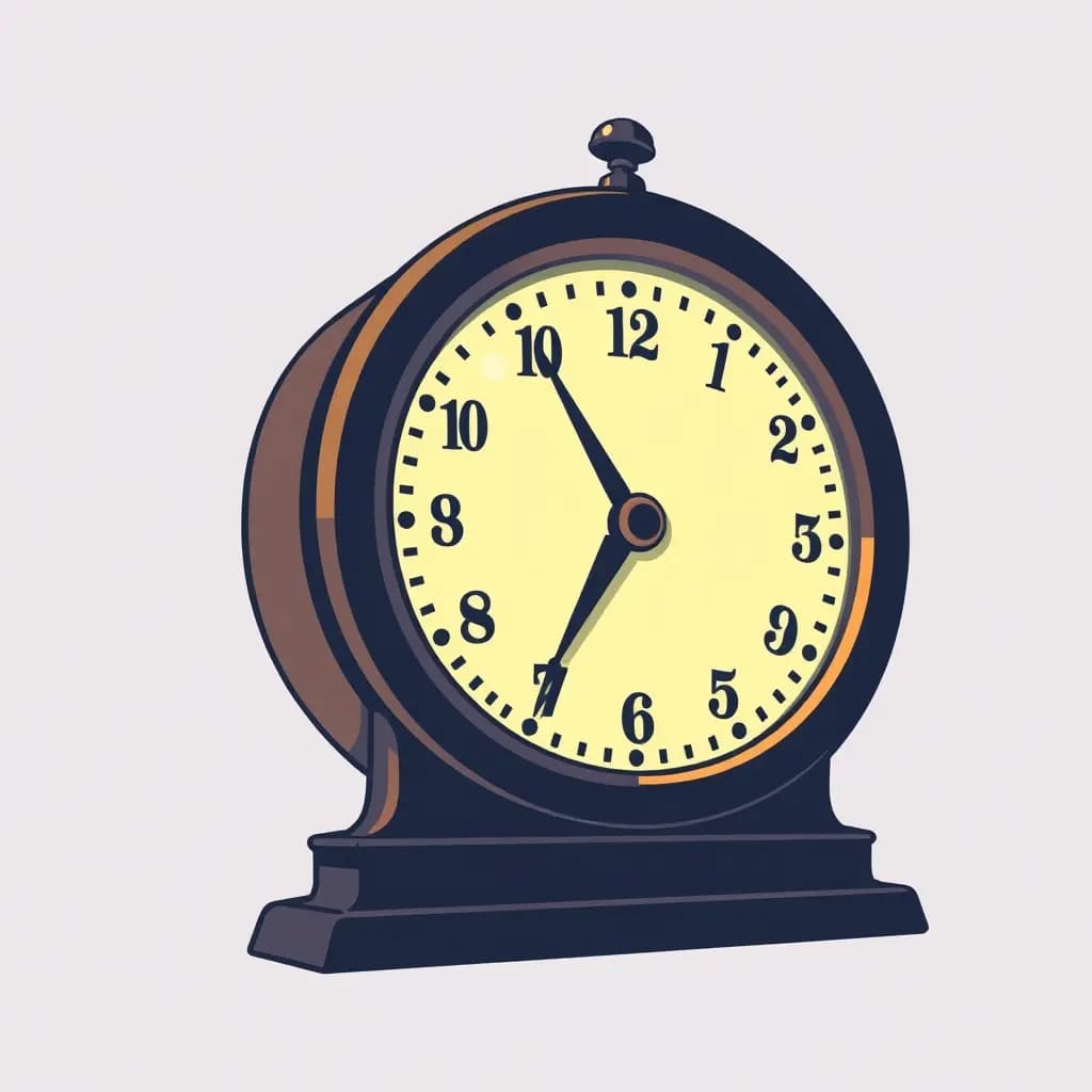 Dream illustration: Casino clock runs backward