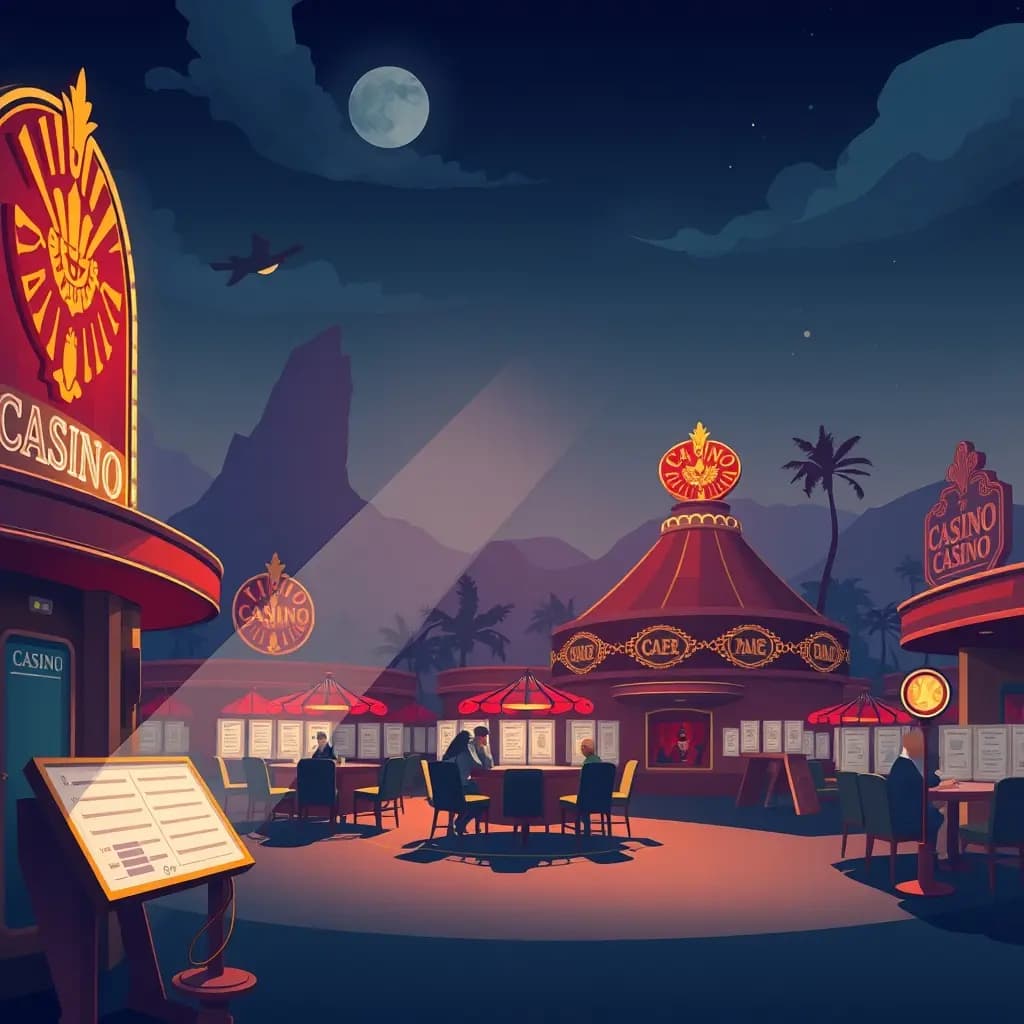 Dream illustration: a Casino During the Day