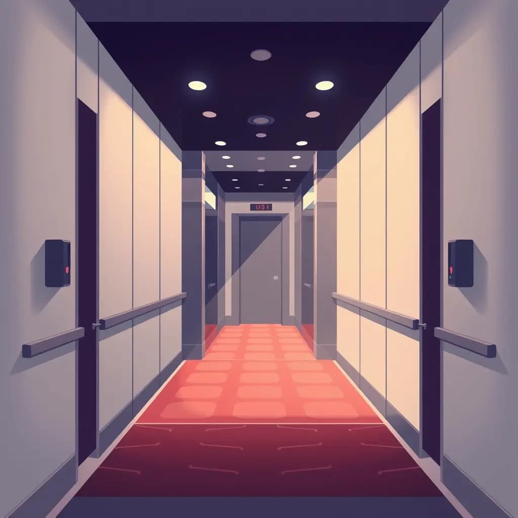 Dream illustration: Casino elevator to nowhere