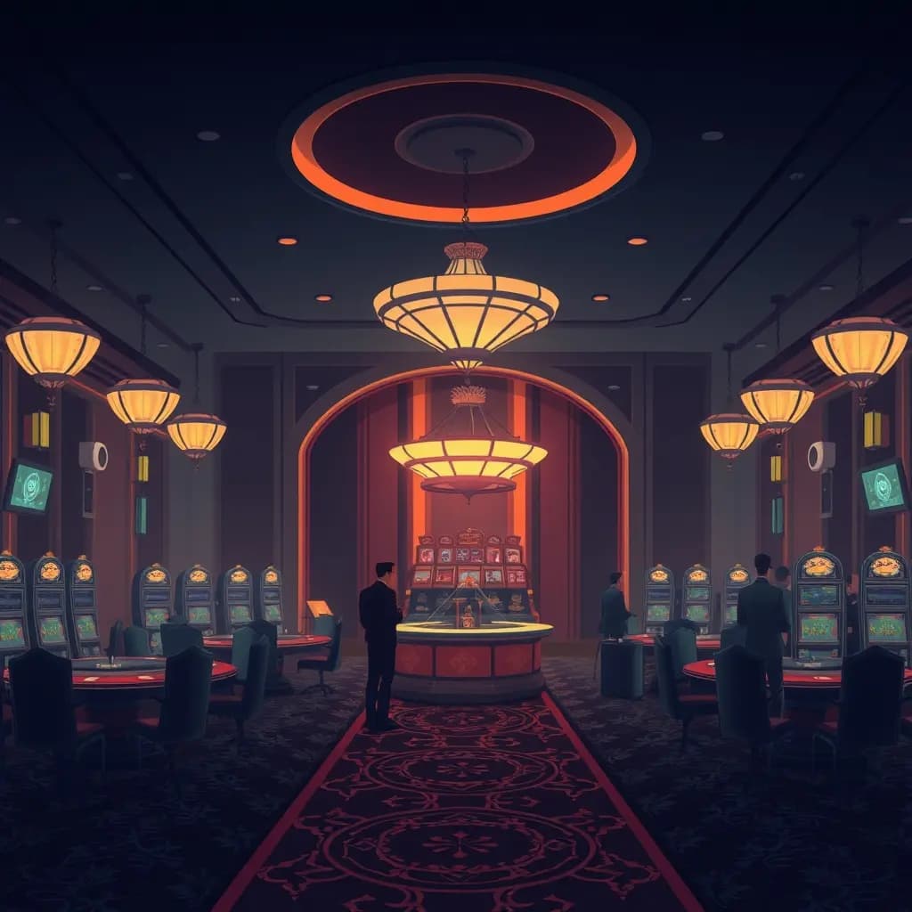 Dream illustration: a Casino Lobby