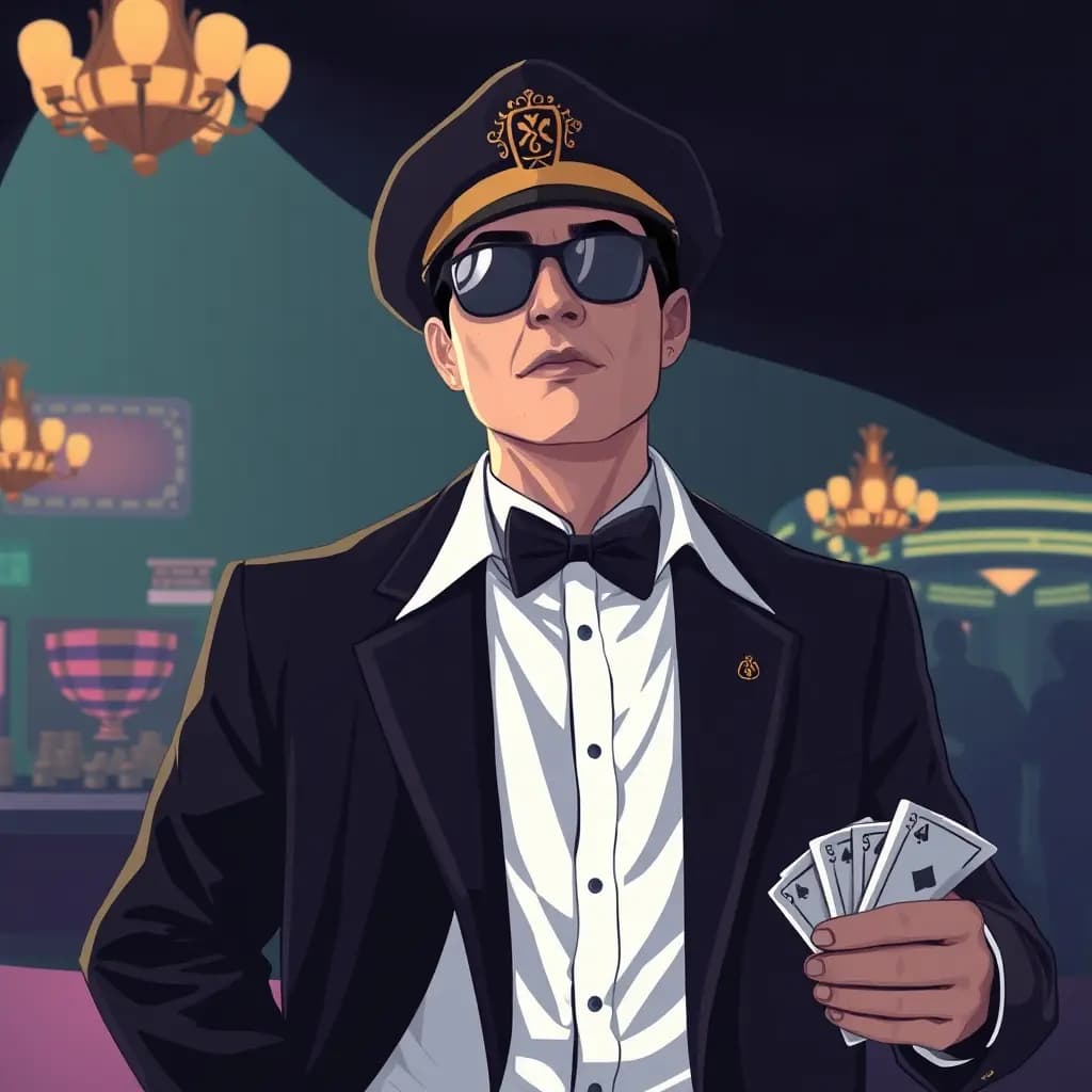 Dream illustration: a Casino Security Guard