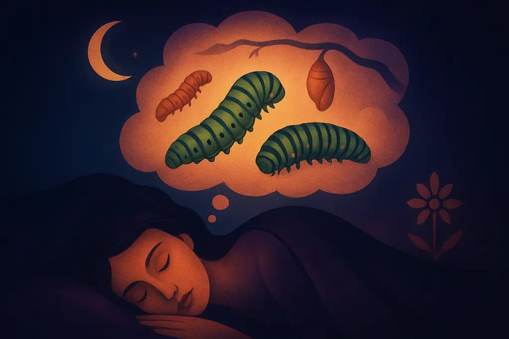 Dream illustration: Caterpillars