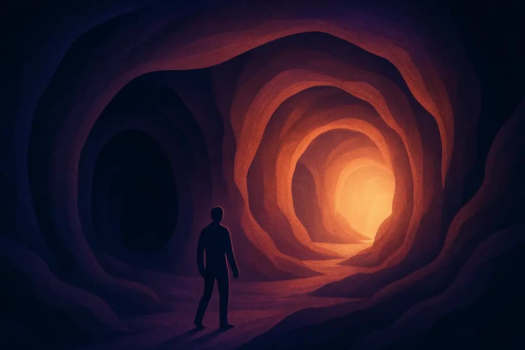 Dream illustration: Caves