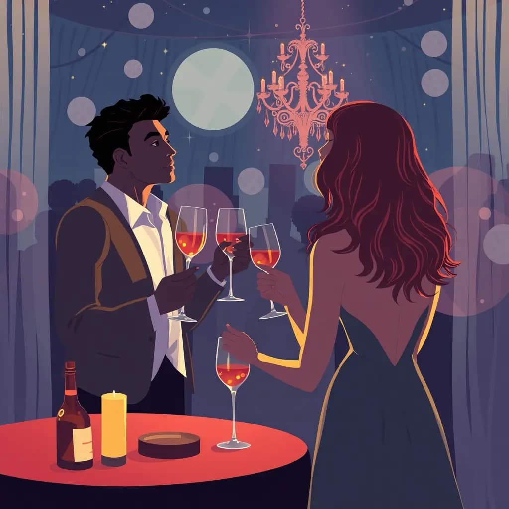 Dream illustration: Celebrity Party