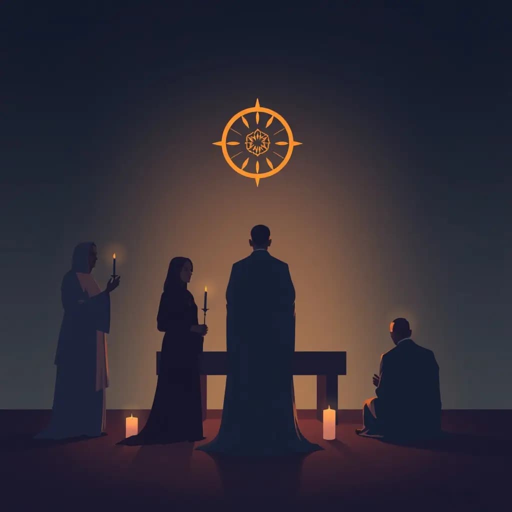 Dream illustration: Ceremony held in total silence