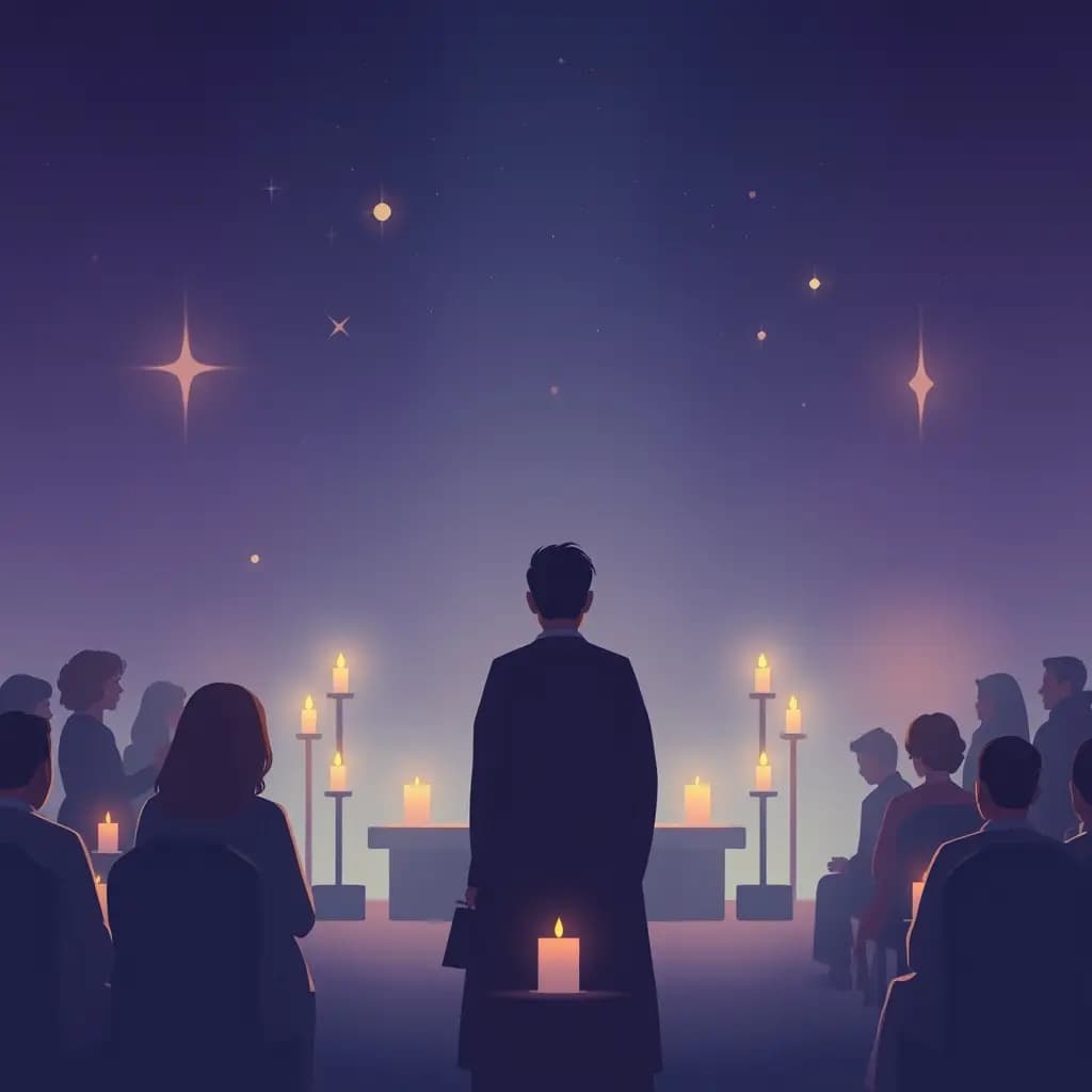 Dream illustration: Ceremony Where Everyone Is Silent