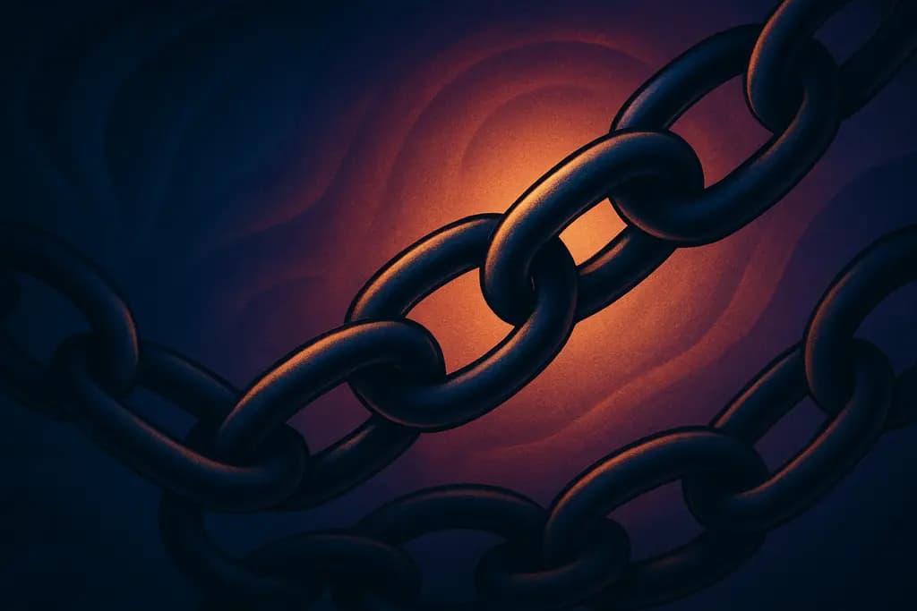 Dream illustration: Chains