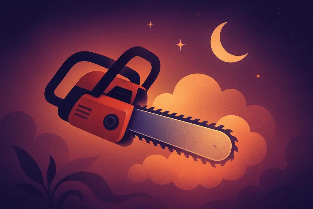 Dream illustration: Chainsaws