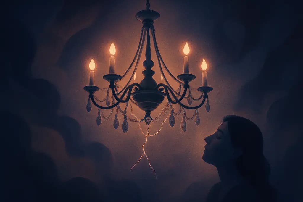 Dream illustration: Chandeliers