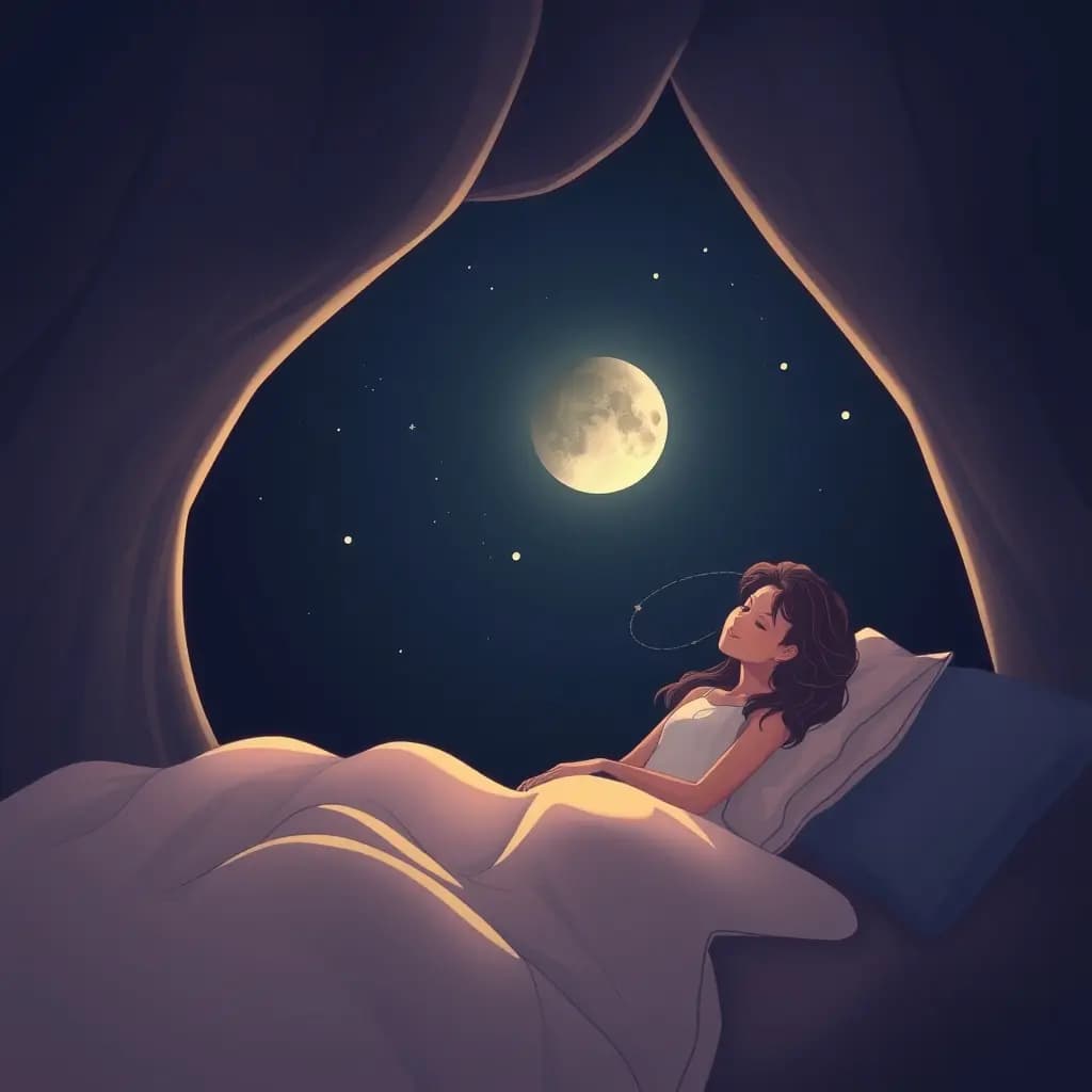 Dream illustration: Chandra smiles at you