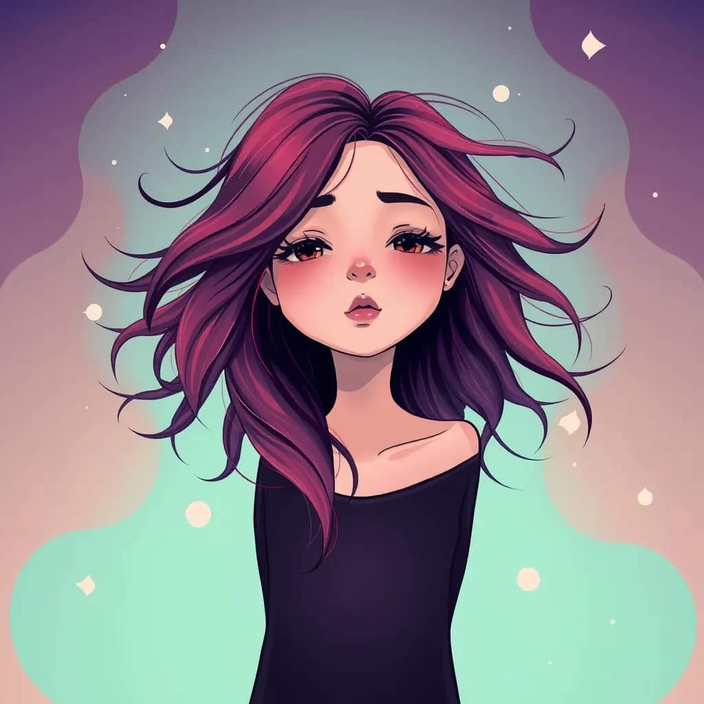 Dream illustration: Changing hair color instantly