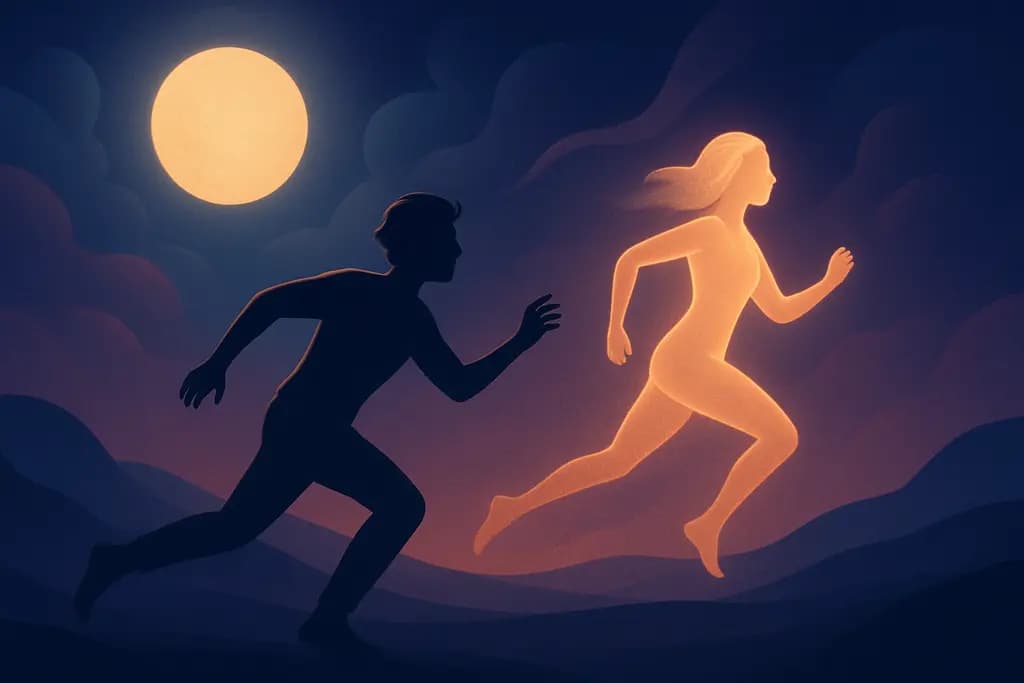 Dream illustration: Chasing Dreams