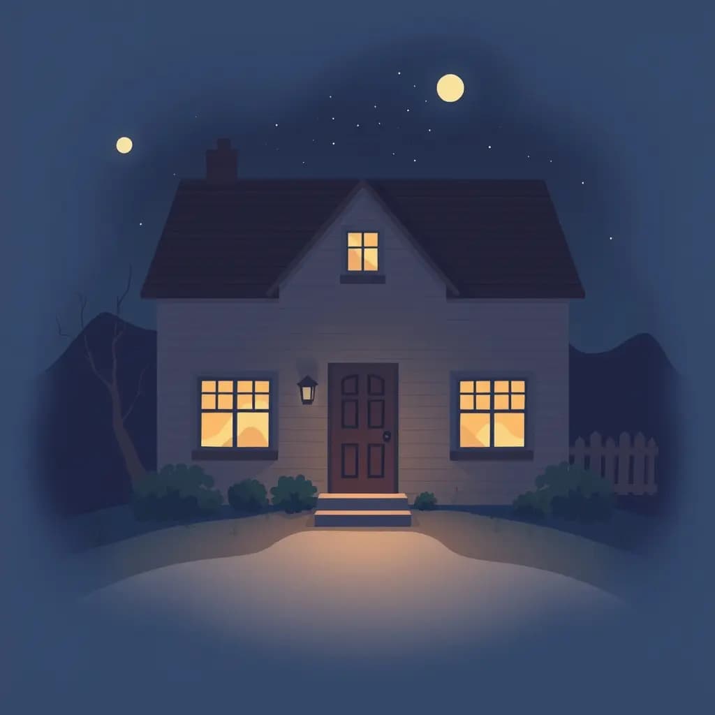 Dream illustration: Childhood home inaccessible
