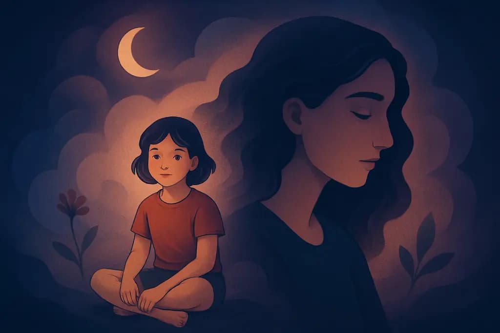 Dream illustration: Childhood Self