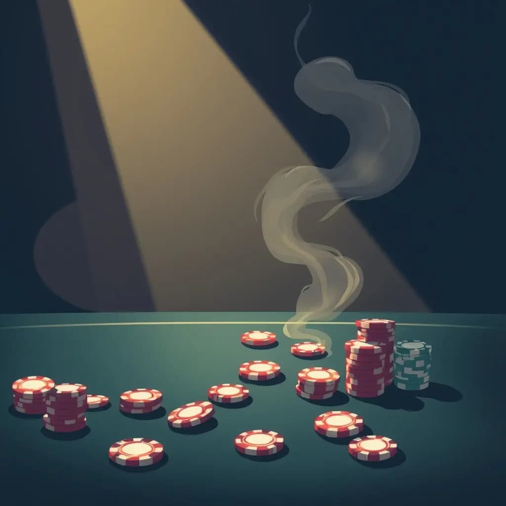 Dream illustration: Chips disappear from table