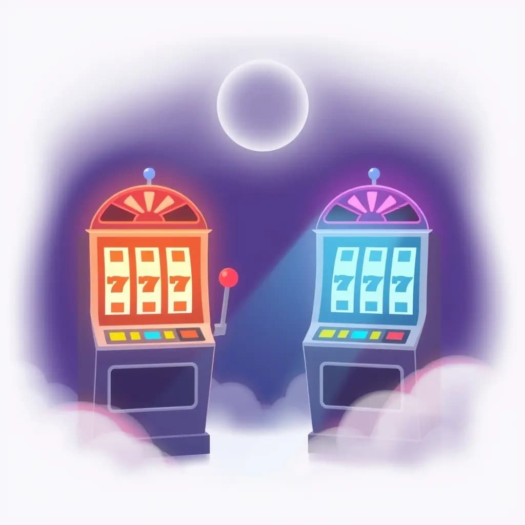 Dream illustration: Choosing Between Slot Machines