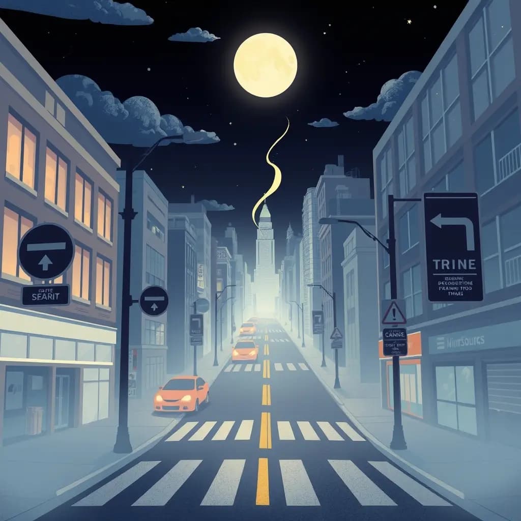Dream illustration: City streets rearrange