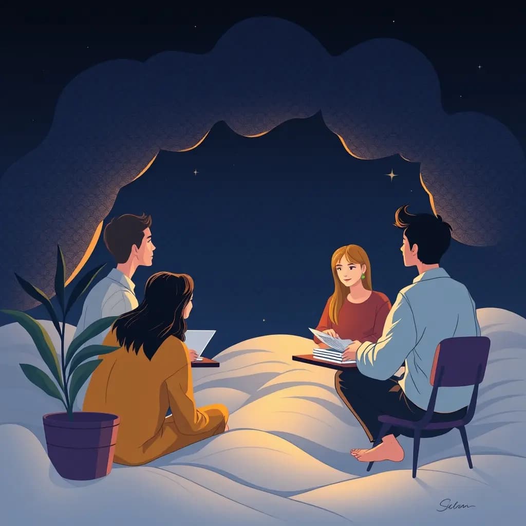 Dream illustration: Classmates turn into teachers