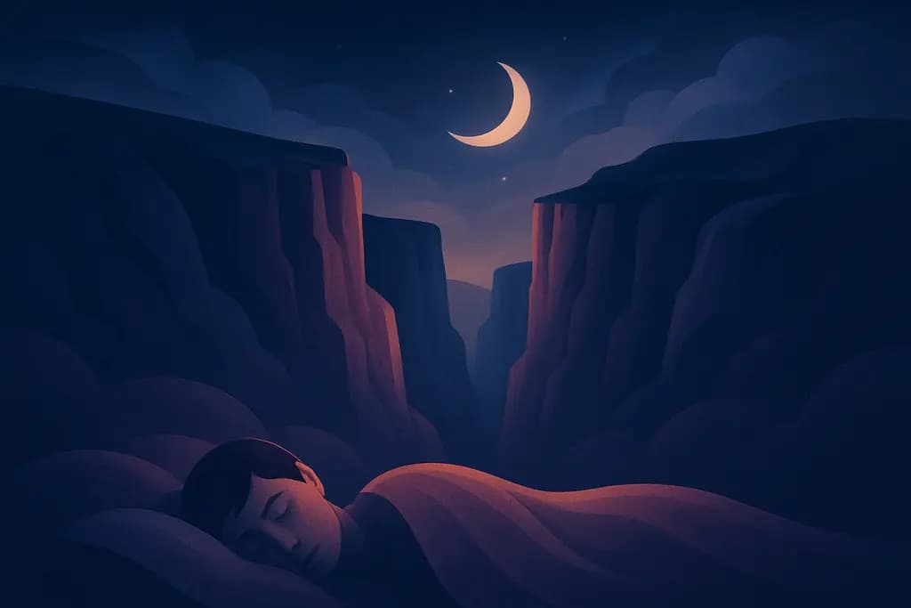 Dream illustration: Cliffs