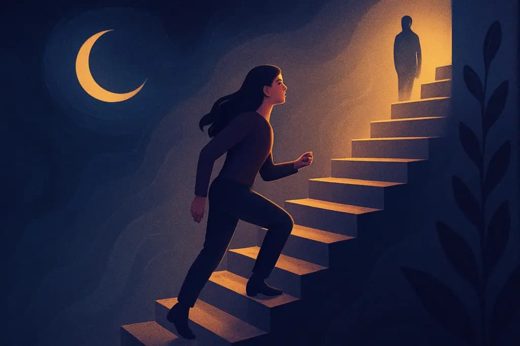 Dream illustration: Climbing Stairs