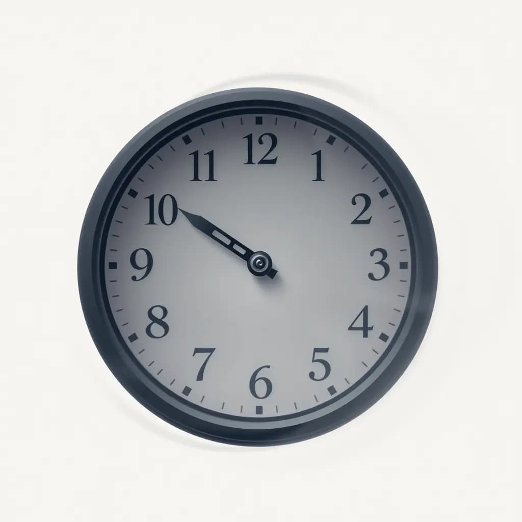 Dream illustration: Clock Hands Spinning Fast
