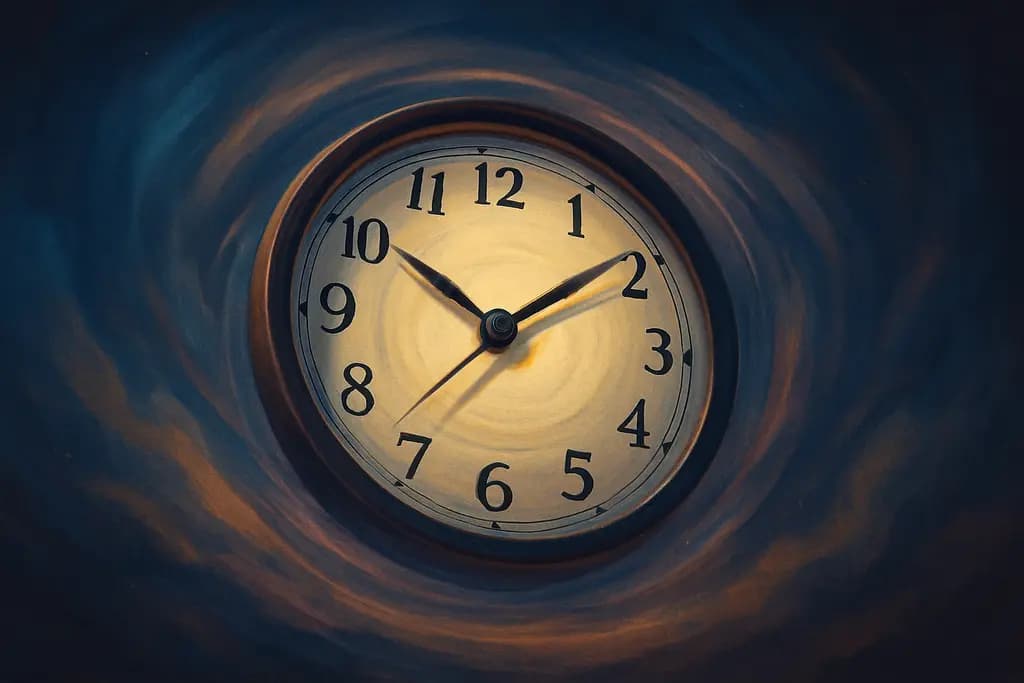 Dream illustration: Clocks spinning too fast