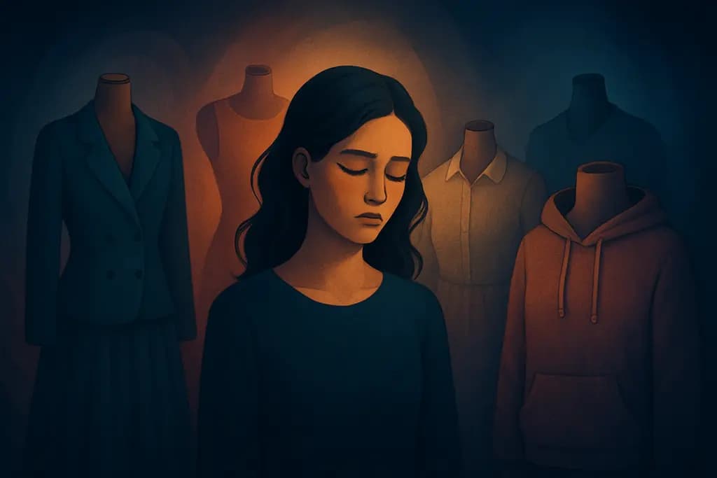 Dream illustration: clothes that keep changing style dream meaning