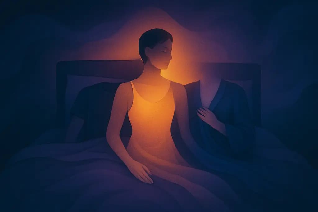 Dream illustration: clothes that keep changing style in bed
