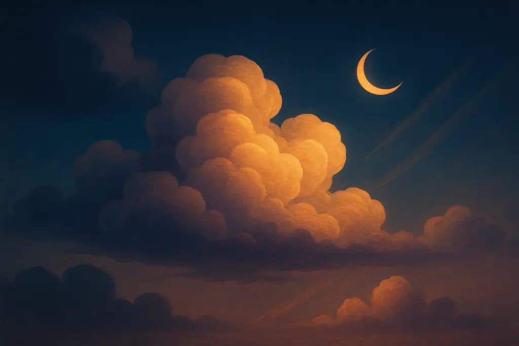 Dream illustration: Clouds