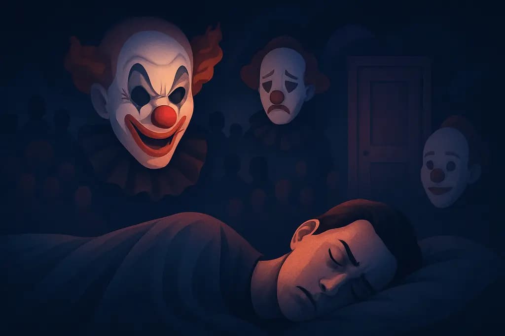 Dream illustration: Clowns