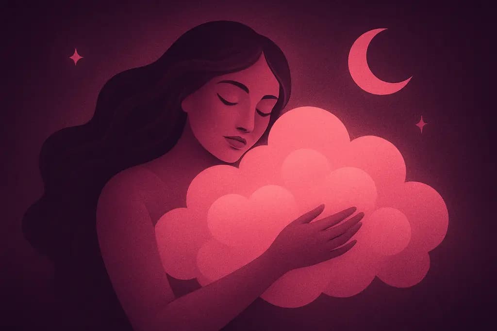 Dream illustration: Color: pink dream