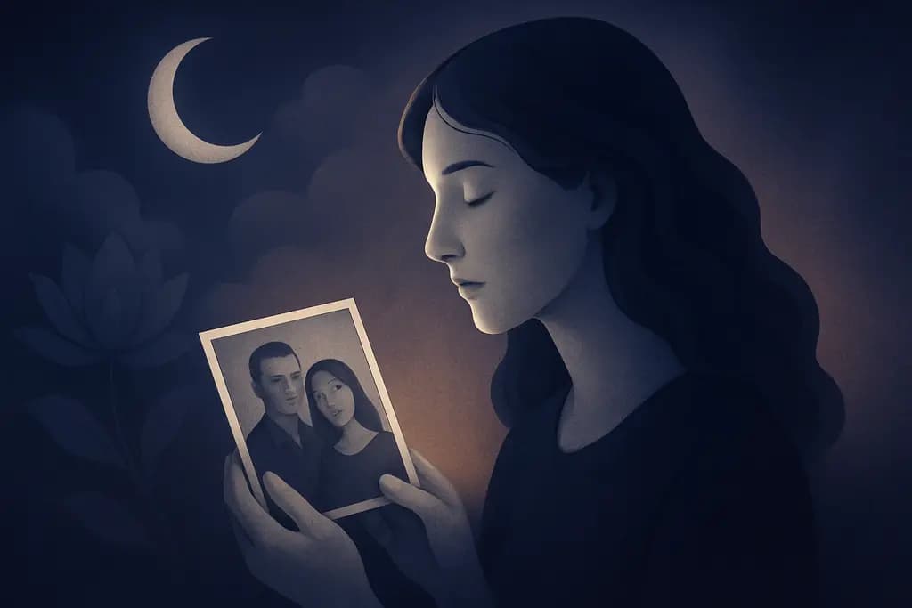 Dream illustration: Colorless photograph