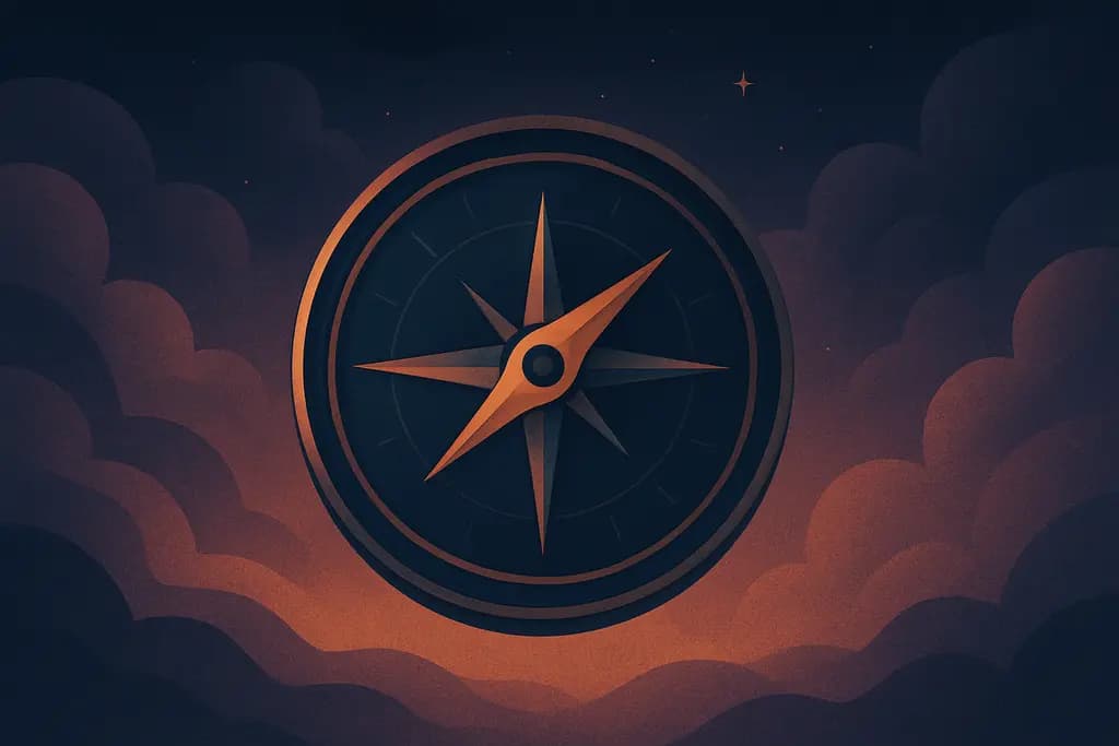 Dream illustration: Compass Spinning without North