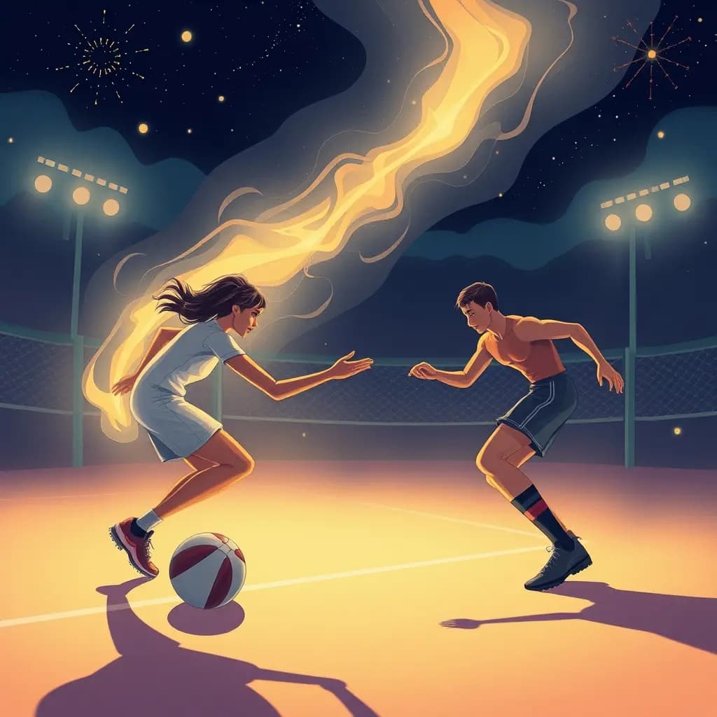 Dream illustration: Competing Against an Invisible Opponent