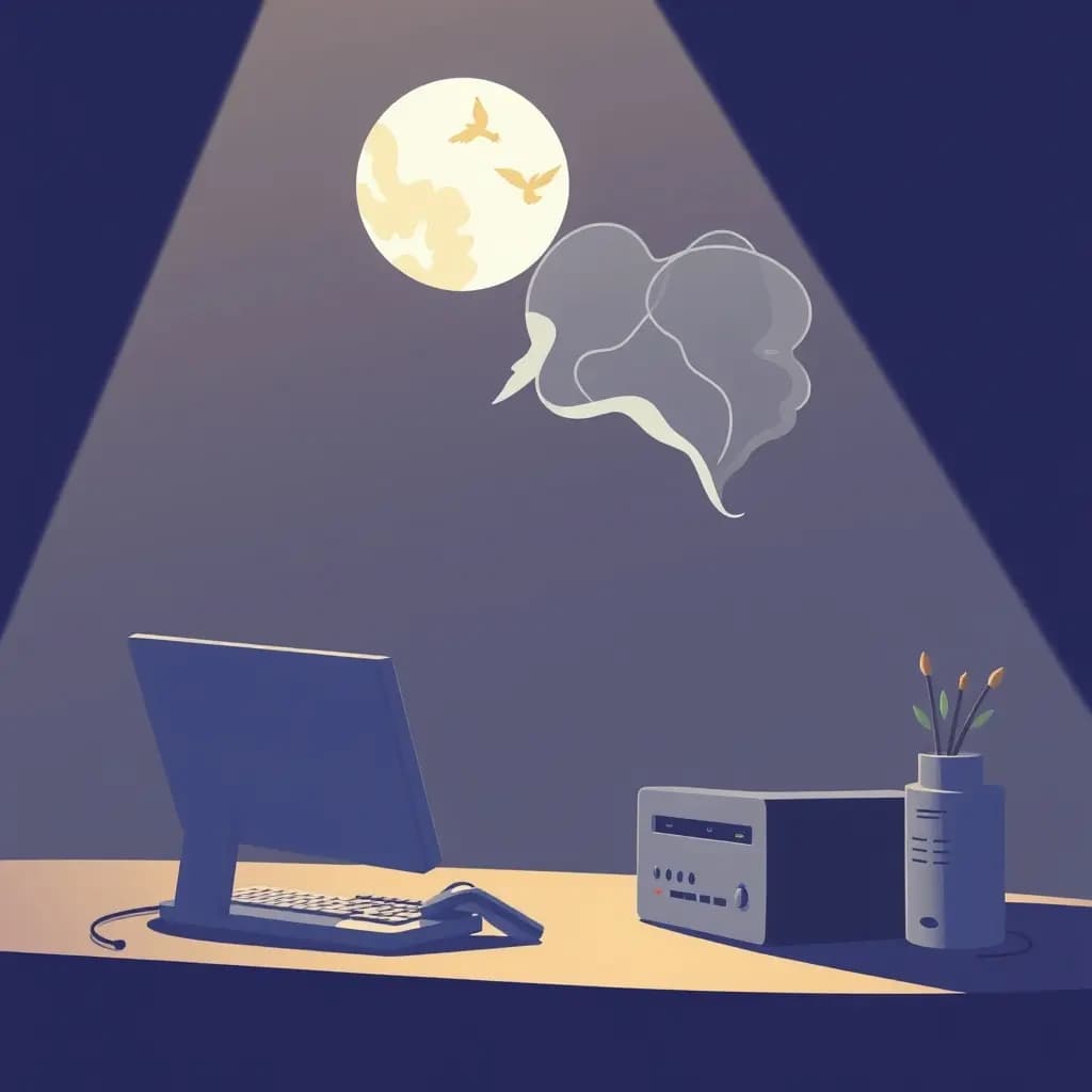 Dream illustration: Computer speaks like human