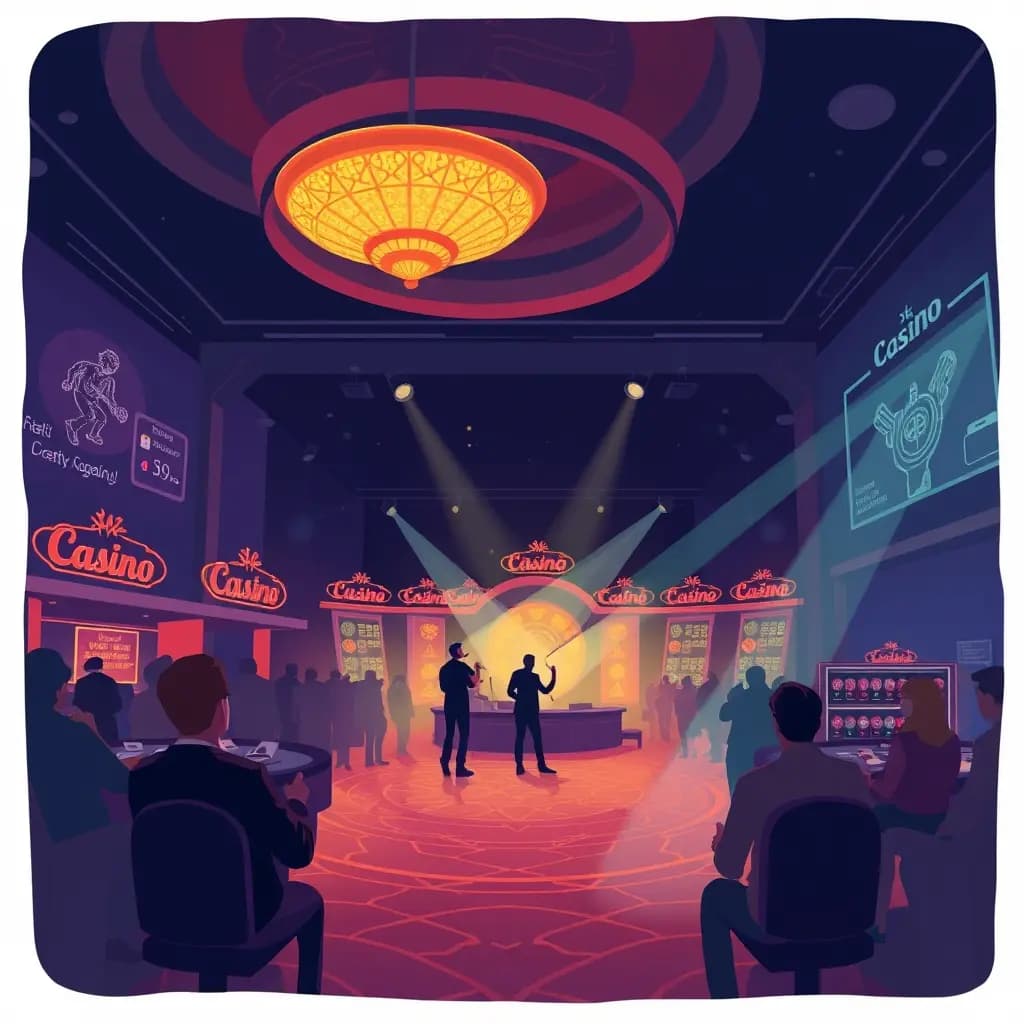 Dream illustration: a Concert in a Casino