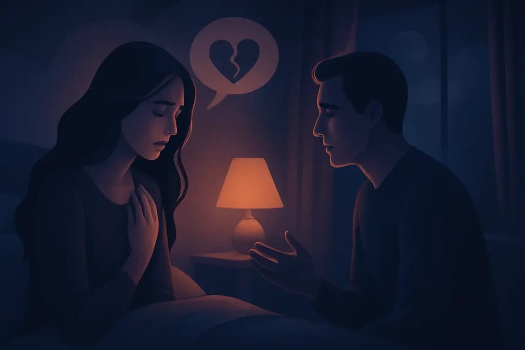 Dream illustration: Confessing infidelity