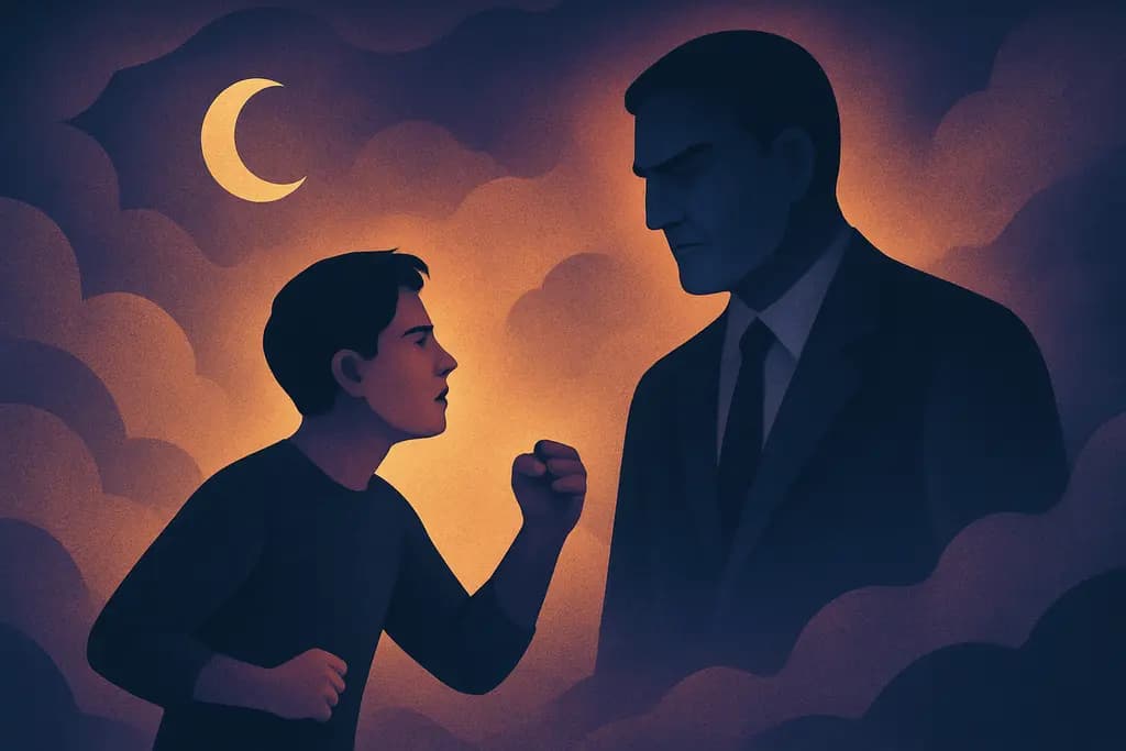 Dream illustration: Confronting an authority figure