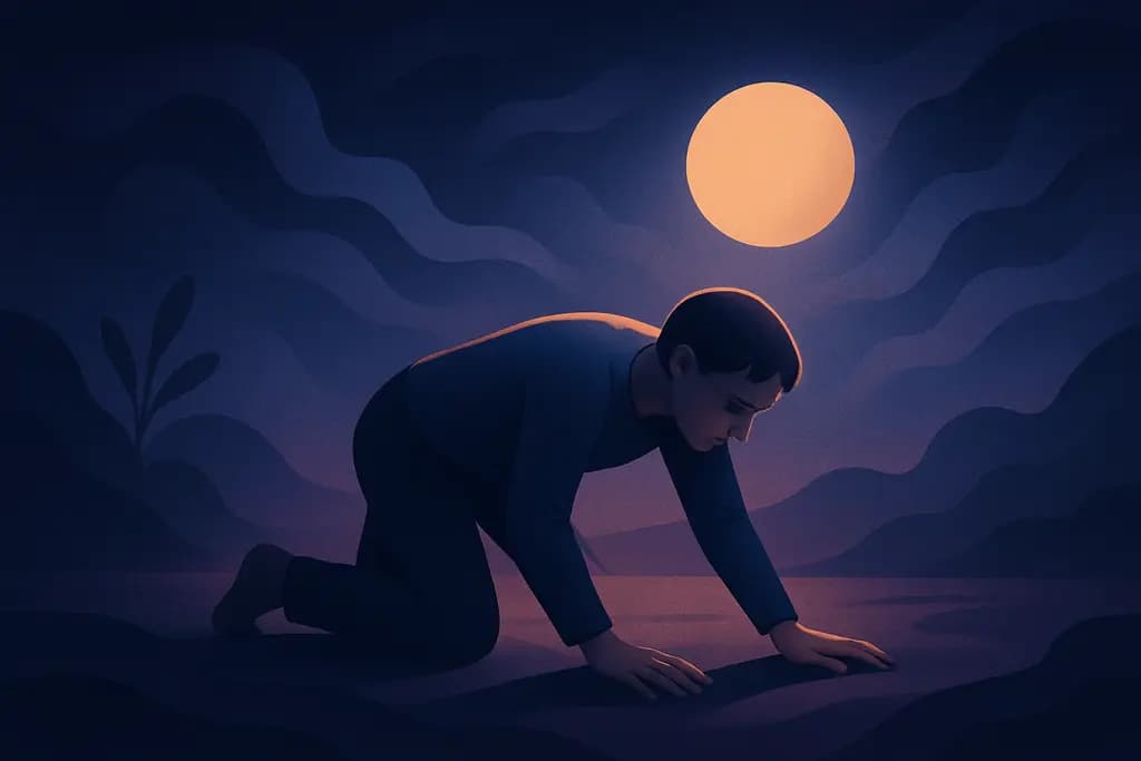 Dream illustration: Crawling