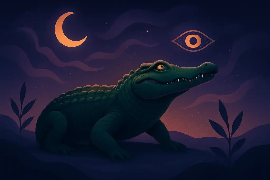 Dream illustration: Crocodiles