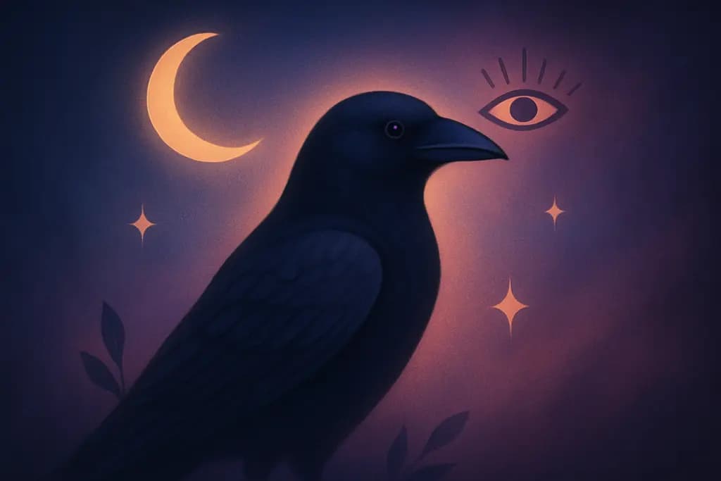 Dream illustration: Crow or Corvids