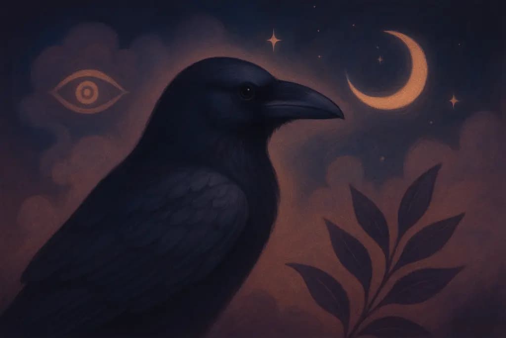 Dream illustration: Crow or Raven