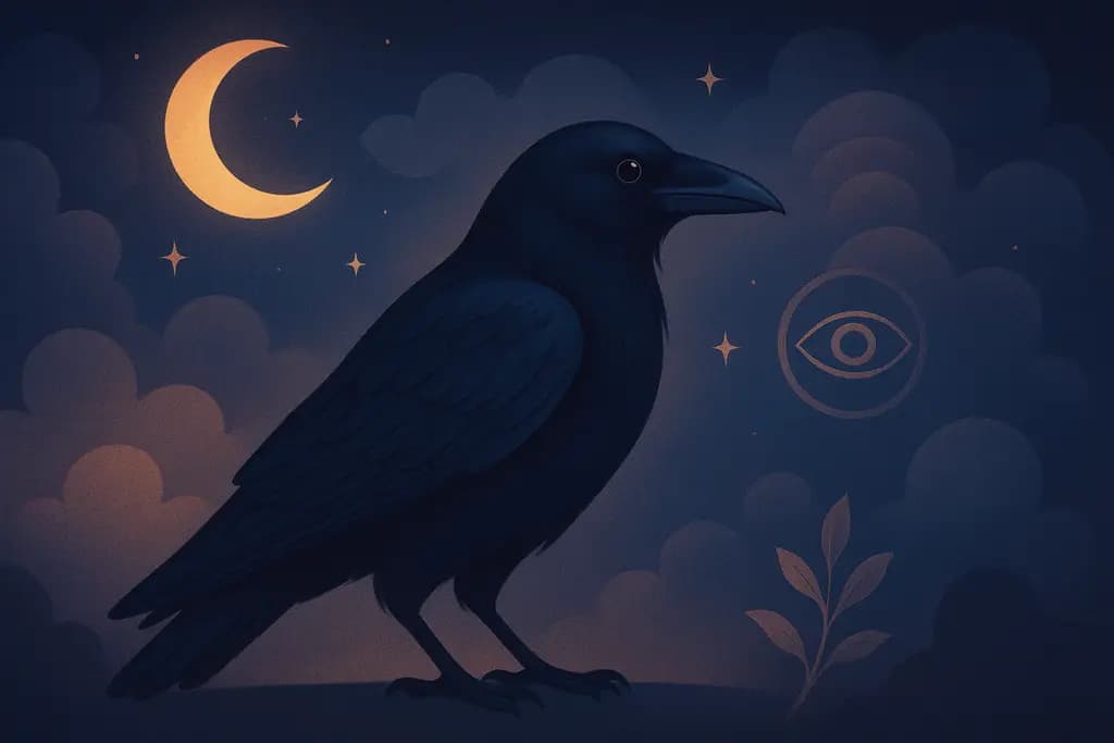 Dream illustration: Crows or ravens