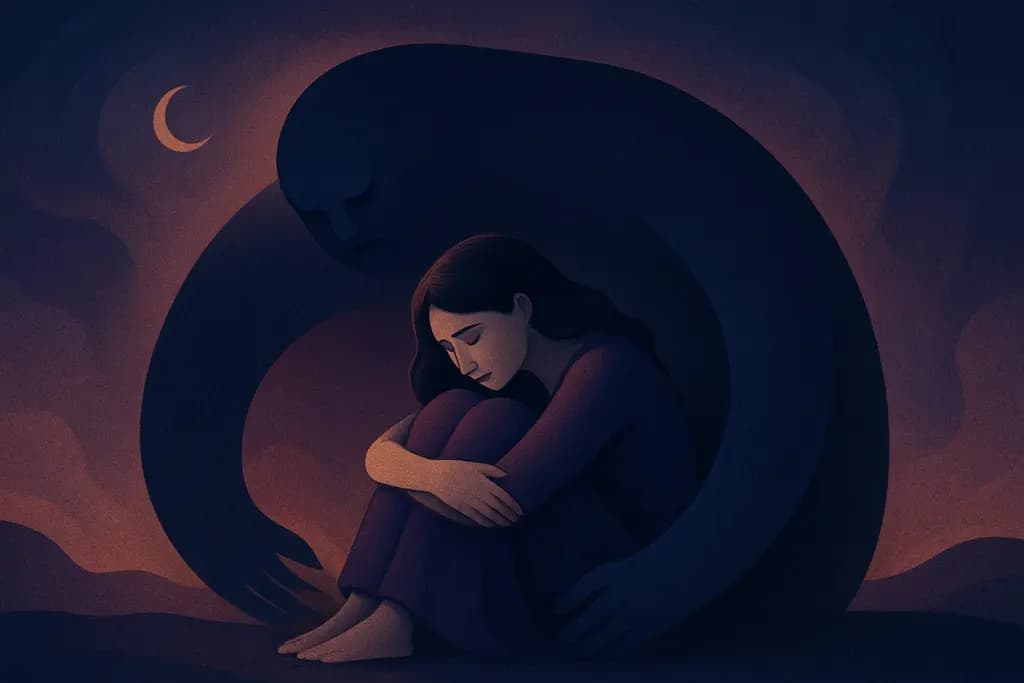 Dream illustration: Crushing Loneliness
